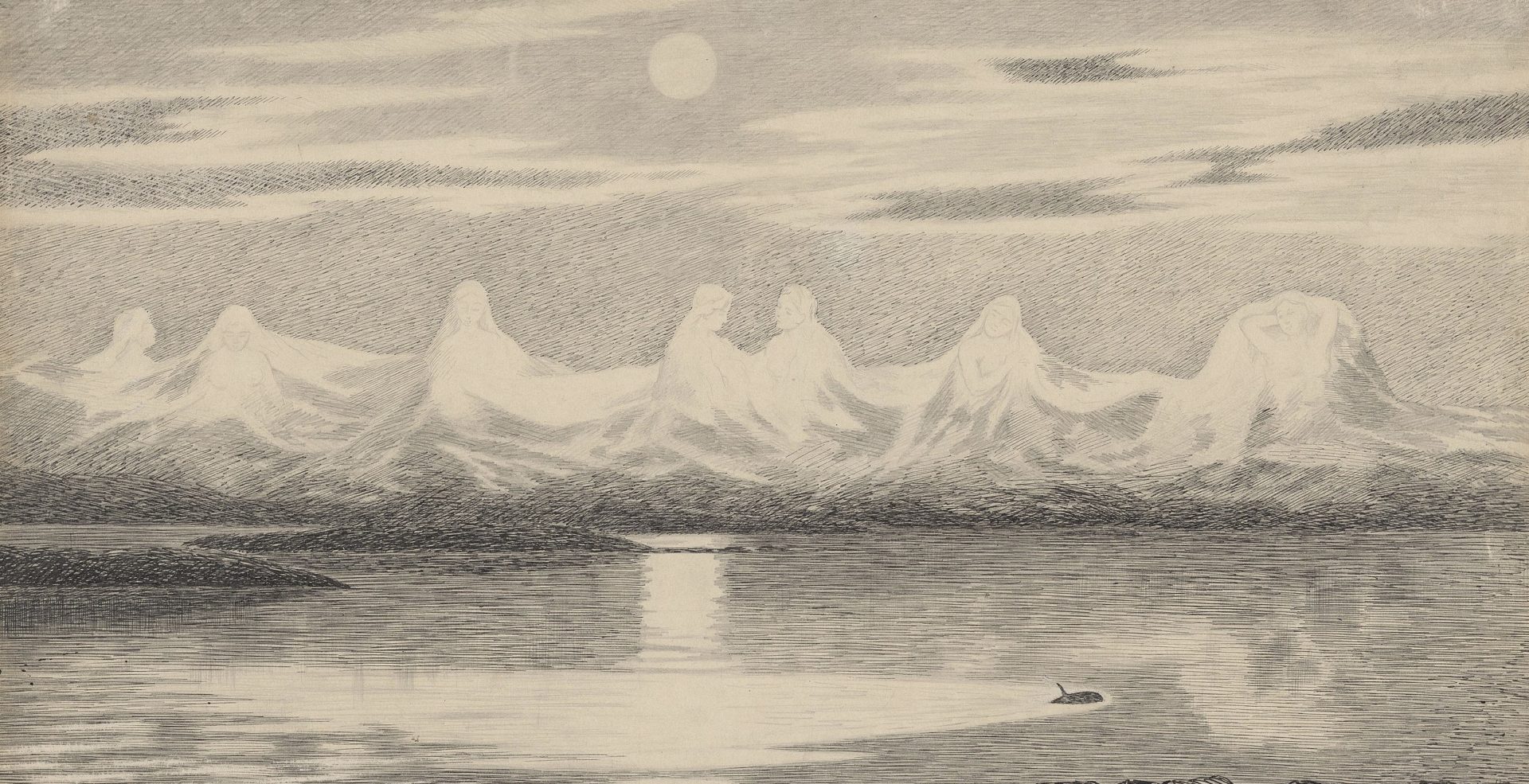 De syv søstre (c.1888). – Document Sverige