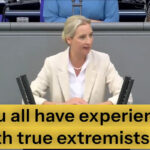 Alice Weidel i förbunds­dagen: – De verkliga extremisterna finns i regeringen