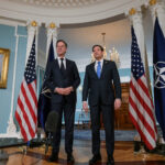 Rutte var fåordig efter mötet med Trump